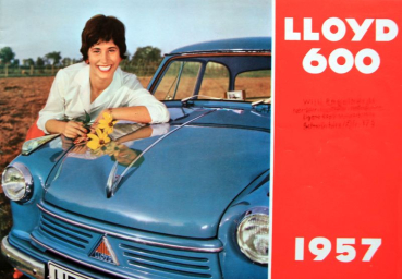 Lloyd 600 Modelprogram 1957 Carbrochure (10013)